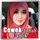Cewek Jilbab Cantik-icoon