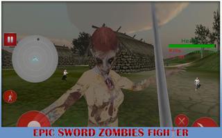 Epic Sword Fighter : Zombies capture d'écran 2