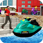 Pizza Delivery Jet Ski Games icon