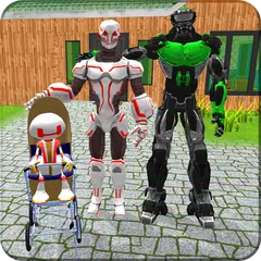 Roboter-Familiensimulator APK Herunterladen