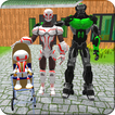 mô phỏng gia đình robot