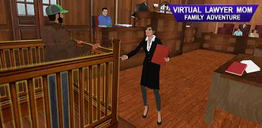 Virtuelles Anwalt-Mama-Spiel