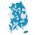 Visited Korea Map