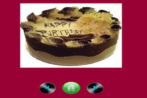 Cake Happy Birthday Designs الملصق