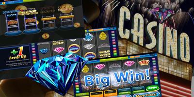 Diamond Jackpot Slot Machine : Vegas Slot Jackpots پوسٹر