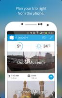 Dubai City Guide & Map पोस्टर