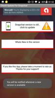 Update Check for Snapchat poster