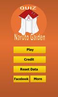 Quiz Naruto Gaiden Cartaz