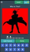 Naruto Shadow Quiz Cartaz