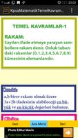 KPSS Matematik Temel Kavramlar syot layar 2