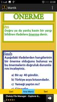 2 Schermata 9. Sınıf Matematik Mantık