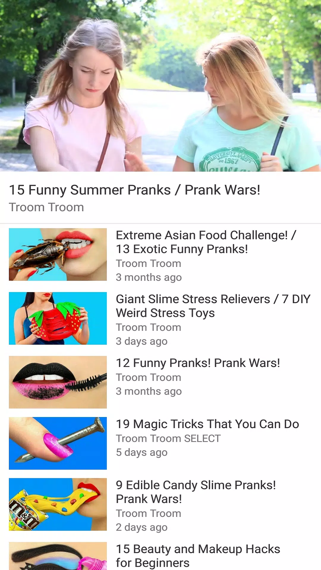 Tải xuống APK Troom Troom Videos cho Android Tải xuống APK Troom Troom Videos cho Android