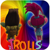🍰 Poppy Dash Troll Game ikon