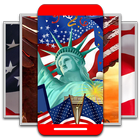 HD American Flag Wallpapers 4K 圖標
