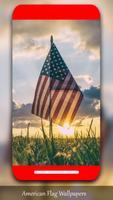 HD American Flag Wallpapers 4K โปสเตอร์