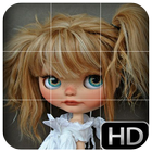 Tiles Puzzle-Cute Dolls game-icoon