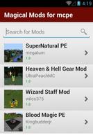 Magic Mods List For MCPE capture d'écran 1