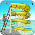 Amusement Theme Park Water Slide Fun icono