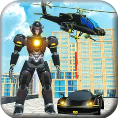 US Police Robot Transform Car War Games APK download