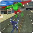 Flying Incredible Monster Hero: Robot City Battle APK