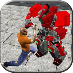 Flying Super Robot vs Zombies Final Battle APK 下載