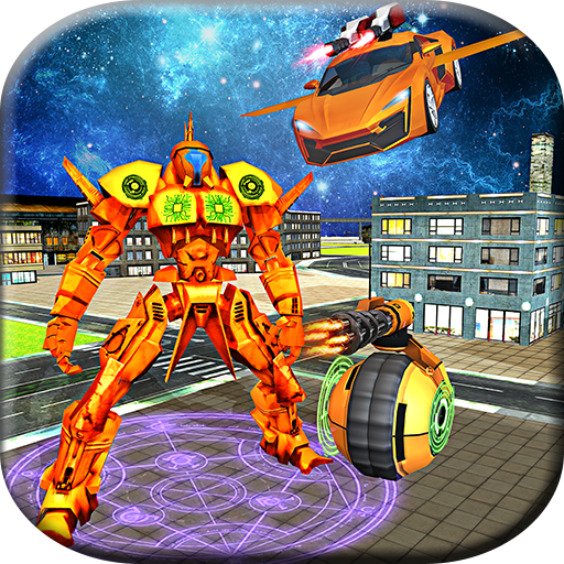 Futuristic Car Robot War: Transform Robot Games