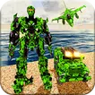 US Army Jet  Multi Transform Robot War