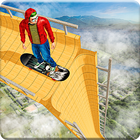 Freestyle Vertical Ramp Skateboard: Skating Games icon