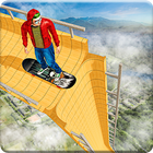Freestyle Vertical Ramp Skateboard: Skating Games أيقونة