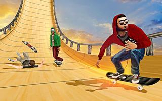 Freestyle Vertical Ramp Skateboard: Skating Games 截图 1