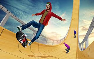 Freestyle Vertical Ramp Skateboard: Skating Games 截图 2