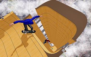 Freestyle Vertical Ramp Skateboard: Skating Games 截图 3