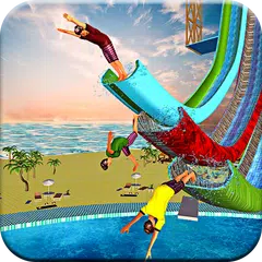 download Water Slide Flip Park Uphill Sliding Stunts APK