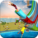 Water Slide Flip Park Uphill Sliding Stunts APK