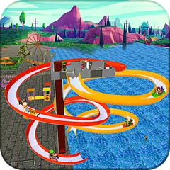 Waterslide Rush Amusement Water Surf Park APK 下載