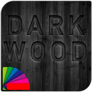 Dark Wood Theme with Icons APK