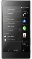 Poster Dark Wood Theme with Icons