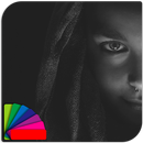 Black Theme with icons - Sight APK