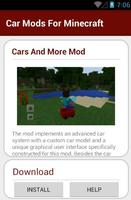 Car Mods For Minecraft captura de pantalla 2