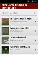 Mini Game MODS For MINECRAFT screenshot 1