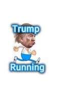 Trump Running Man الملصق