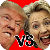 Trump vs Hillary Head Soccer icon