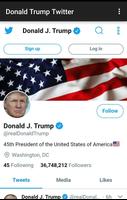 Donald Trump Twitter постер