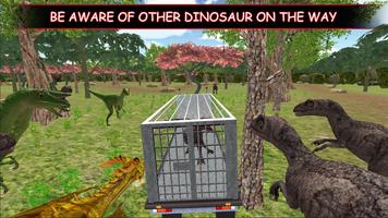 Dino Truck Transport : Angry Dinosaur  Capture poster