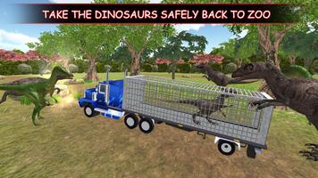 Dino Truck Transport : Angry Dinosaur  Capture ảnh chụp màn hình 1