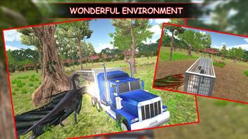 Dino Truck Transport : Angry Dinosaur  Capture স্ক্রিনশট 3