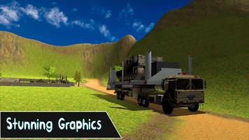 Army Truck Tank Transporter - Truck Simulator 18 Affiche