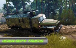 Offroad Trucker : Muddy Tracks Cargo Transport 3D Affiche