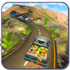 Truck Hill Transporter Fruits-icoon