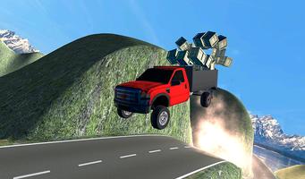 Truck drivers Cargo Speed 3D Affiche